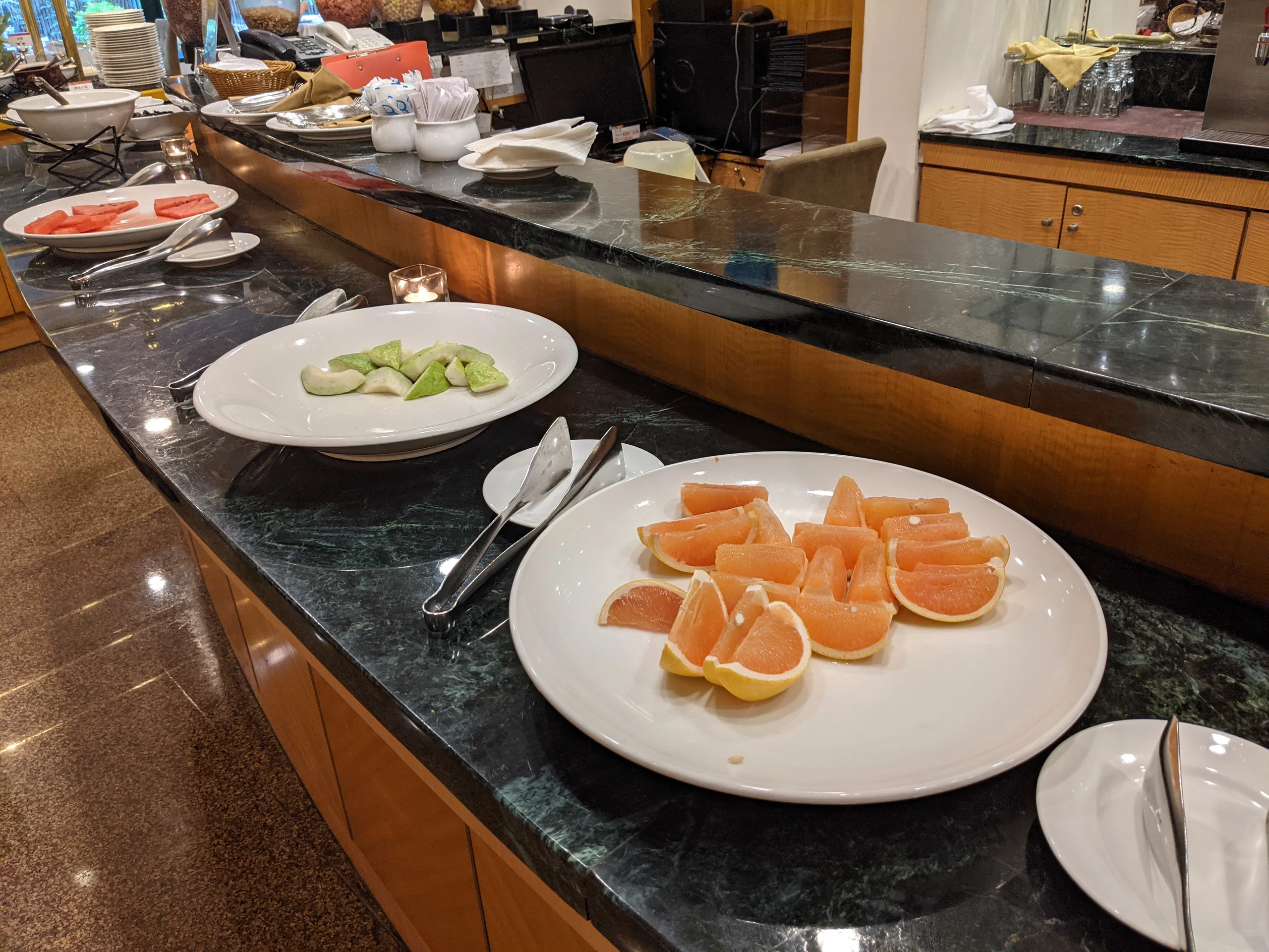 新竹煙波都會館早餐 水果