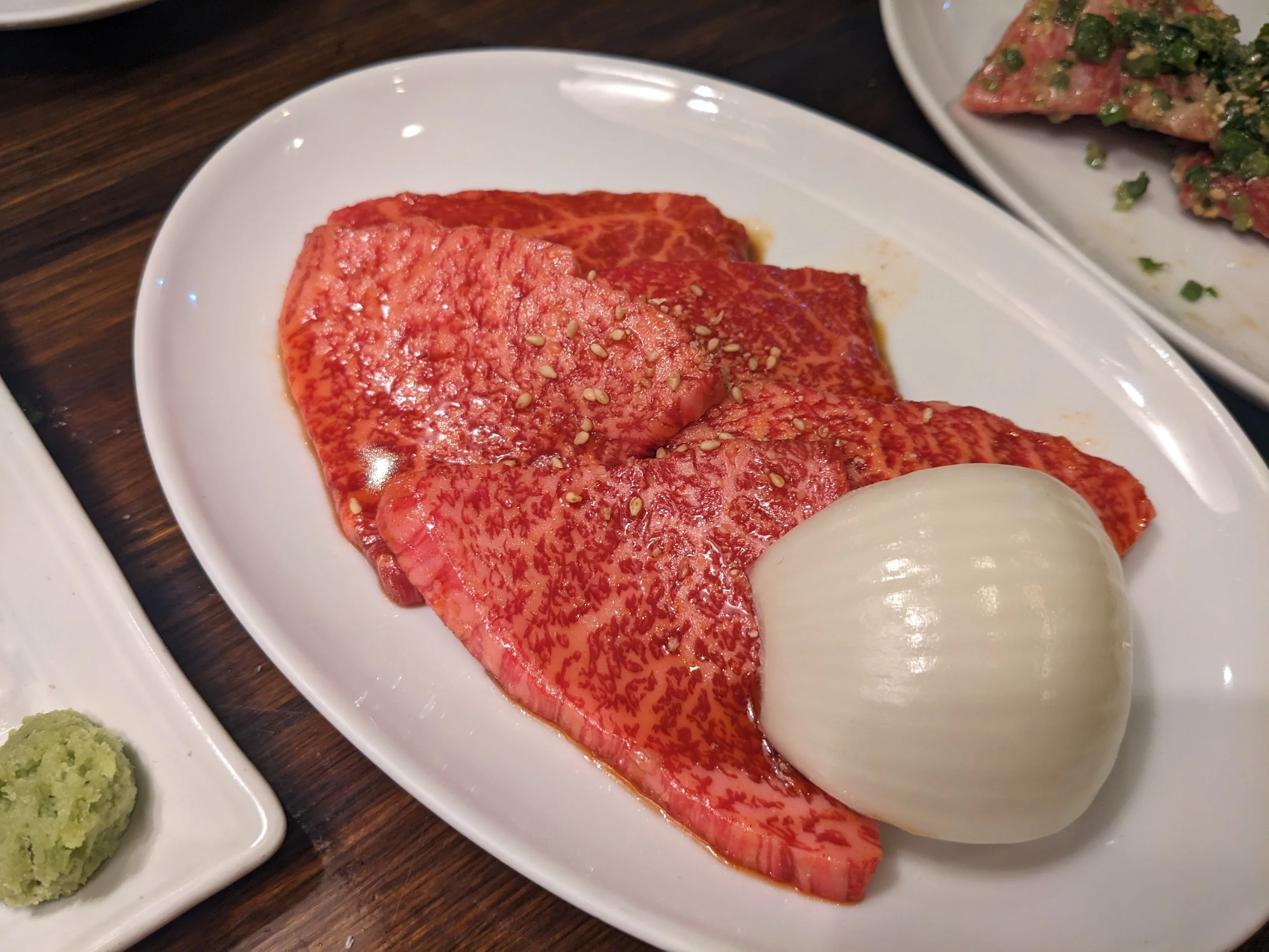里肌肉(カルビ)¥1600